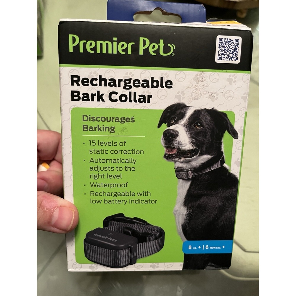 Premier Pet GBC00-16925 Dog Bark Control Collar  Puppy Training - New